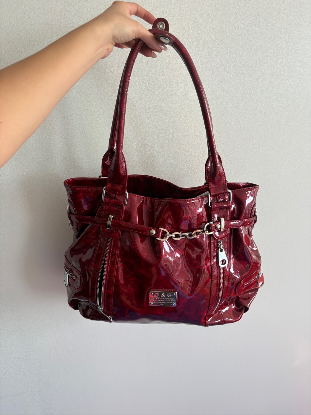 Dolce & Gabbana Cherry Red Patent Leather bag
